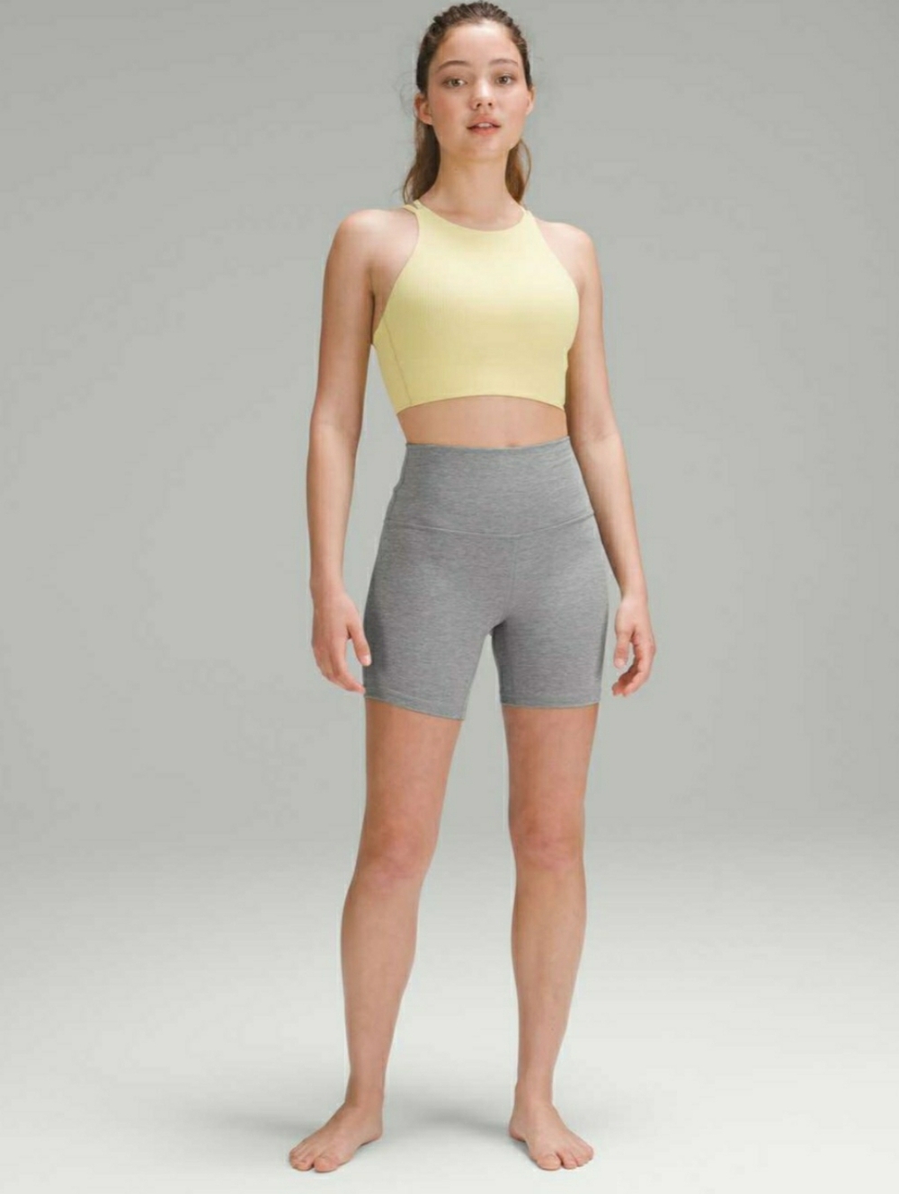 Lululemon BNWT Align High-Rise Short 6"Heathered Core Medium Grey - 10